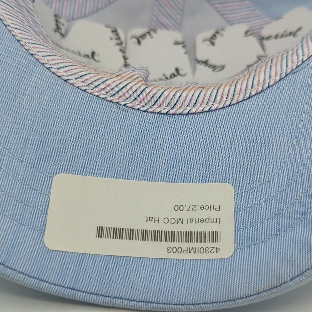 Medinah Country Club Hat Golf Cap Imperial Strapback Blue Adjustable